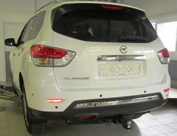 Фаркоп Бизон на Nissan Pathfinder FA 0854-E (R52, с 2014 г.в.) (паспорт и сертификат в комплекте)(без электрики)