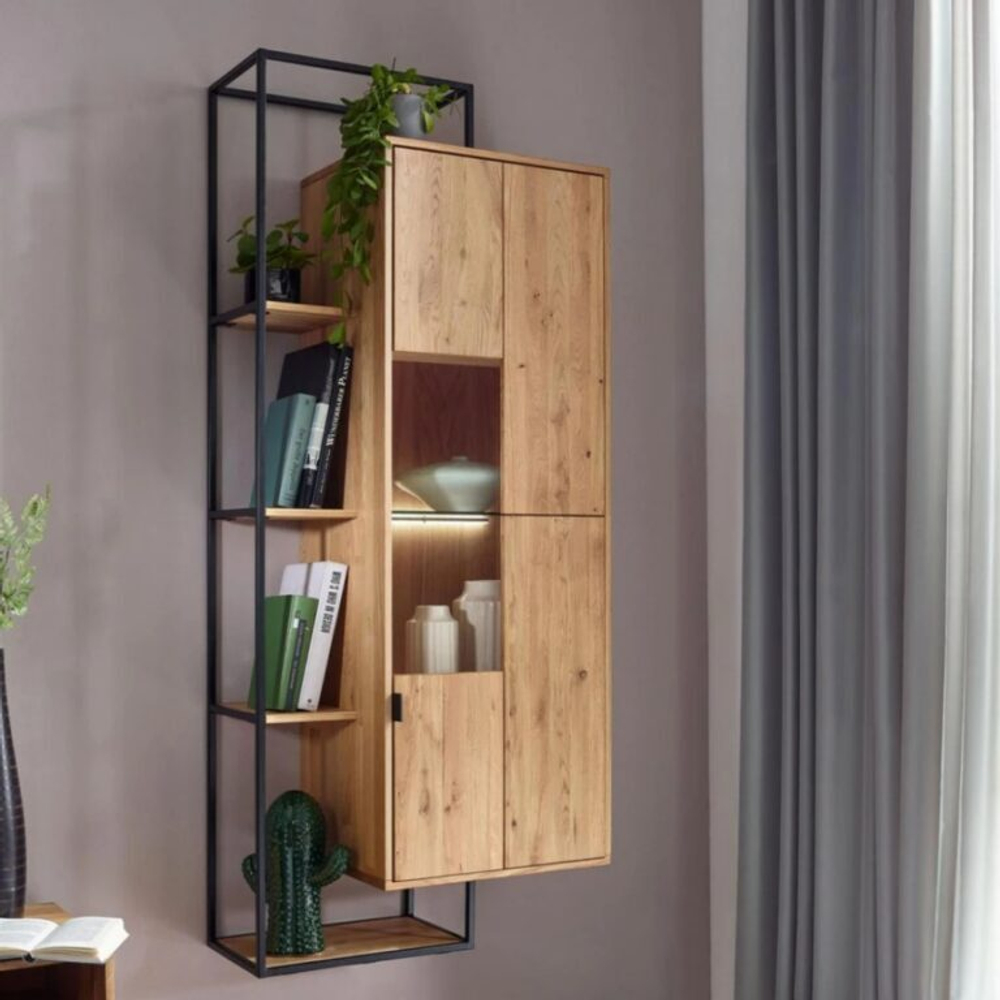 Шкаф навесной Бруклин из массива дуба