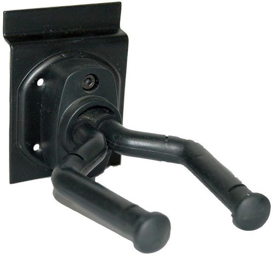 GH-06A Крюк гитарный на стену или эконом-панель, короткий, черный DADI