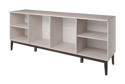 Комод 6 ящиков 2 двери Гориция Персидский жемчуг/Лак Льняной