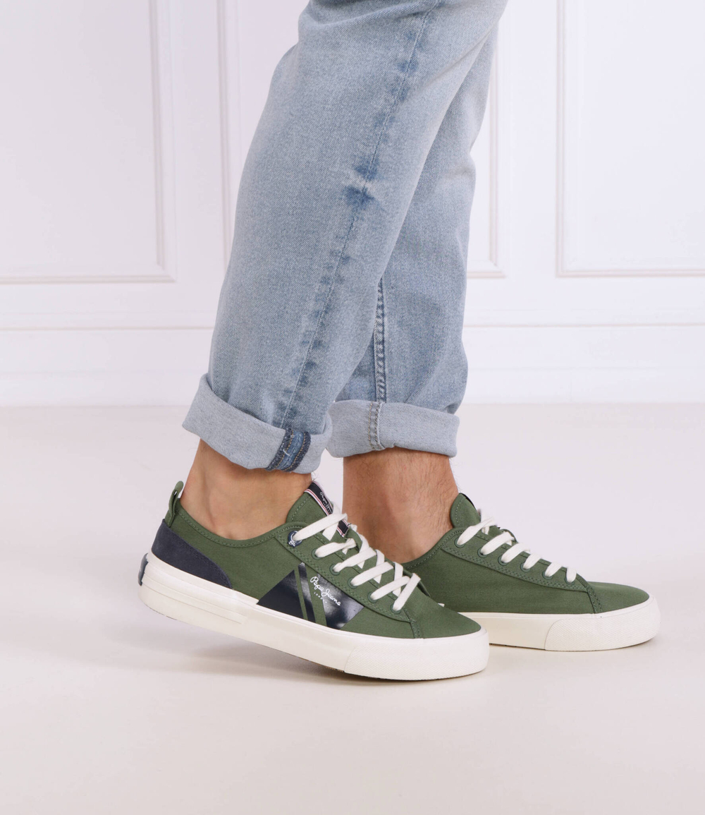 Кроссовки ALLEN FLAG Pepe Jeans London - хаки(PMS30903)