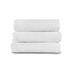 Полотенце Casual Avenue Chevron white белое