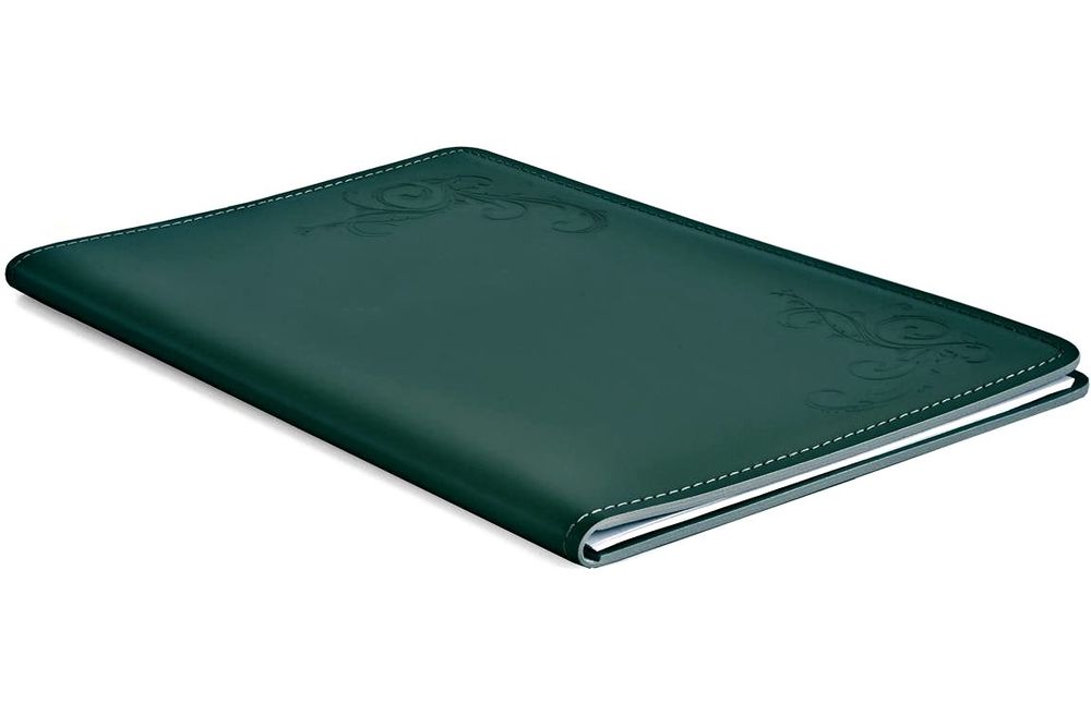 Папка под Блокнот А4  из кожи цвет ЗЕЛЕНЫЙ