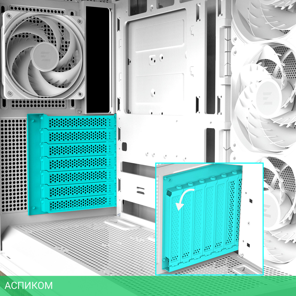 Корпус Zalman P40 Namu White