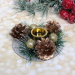 Подсвечник «Шишки» 9 см