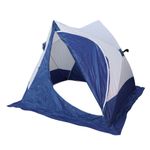 Палатка зимняя СЛЕДОПЫТ 2-скатная, Oxford 210D PU 1000, цв. синий/белый
