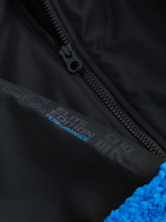 Плащ водонепроницаемый с флисовой подкладкой Next B06-454, Черный, Синий