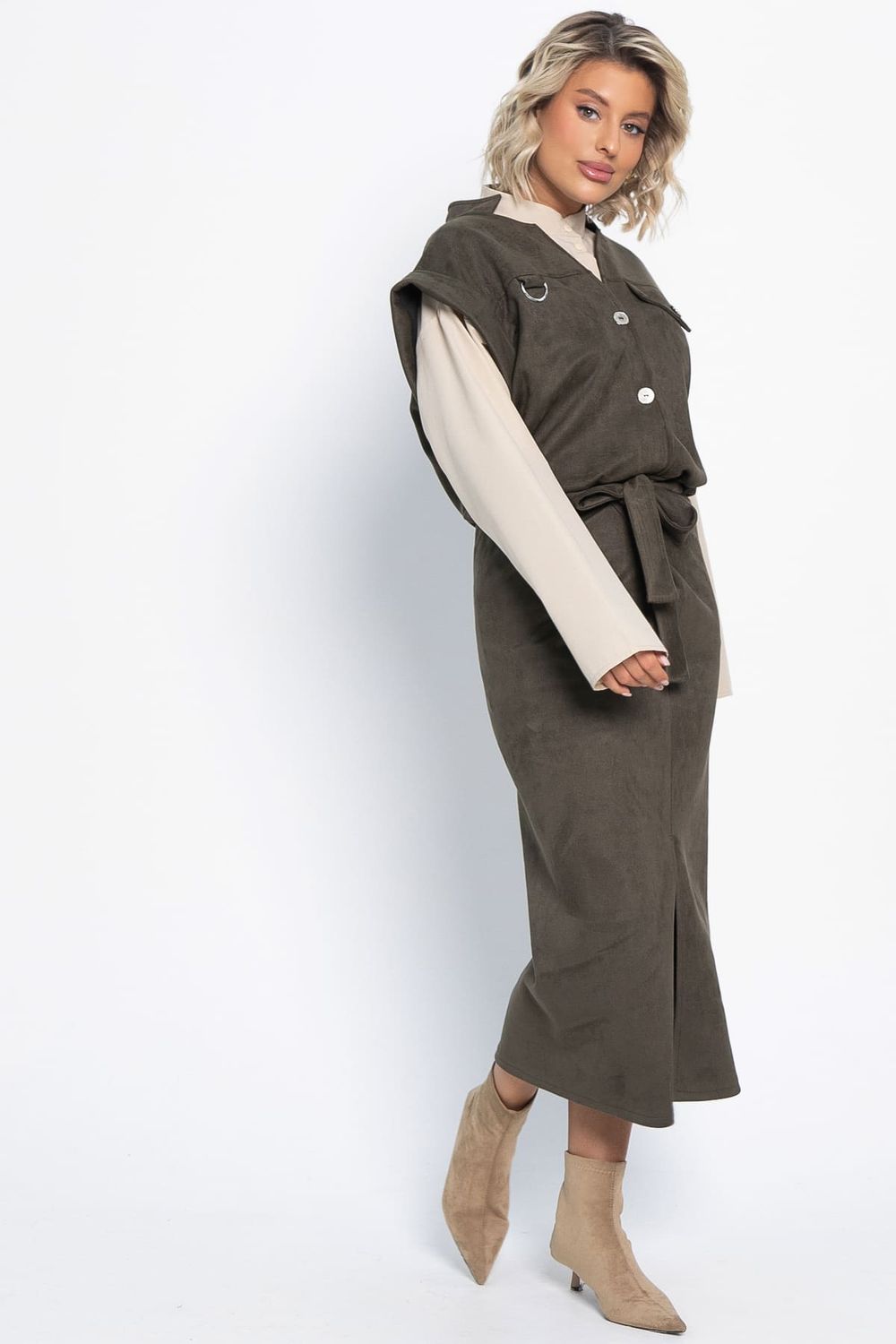 Юбка Мэддис (зеленая) Ю15035-39М LT Collection