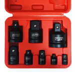 Набор ударных адаптеров и редукторов, 8 шт., переходники для розеток 1/4, 3/8, 1/2, 3/4, 1 дюйм, инструмент для ремонта