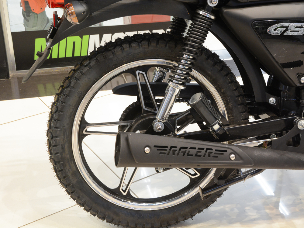 Мопед Racer Alpha RC50 черный + ЦПГ 125 СС