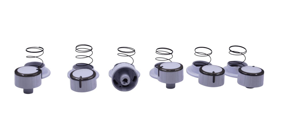 Ручка регулировки конфорки 6300.04.0.000-03 (белая) плиты Gefest