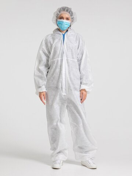 Комбинезон защитный из нетканого материала на молнии ПрофиПлюс пл. 30г/м2