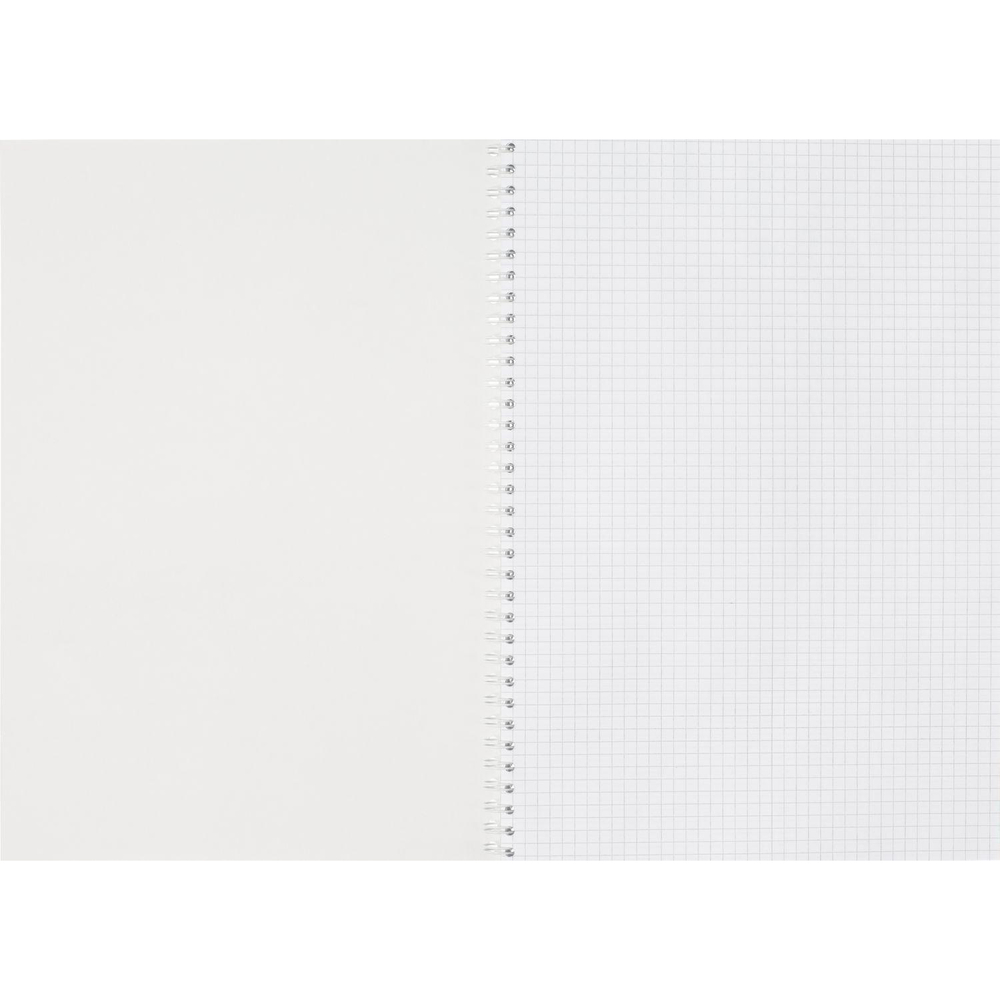 Тетрадь общая А4 60л Attache Персия Фукс/Черн клет, 65г, греб, ВД-лак