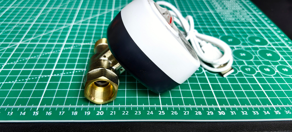 Умный кран с электроприводом Wi-FI eWeLink DN15 (1/2") USB5V + ручное управление