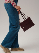 Сумка кросс-боди Deboro 3017 бордо