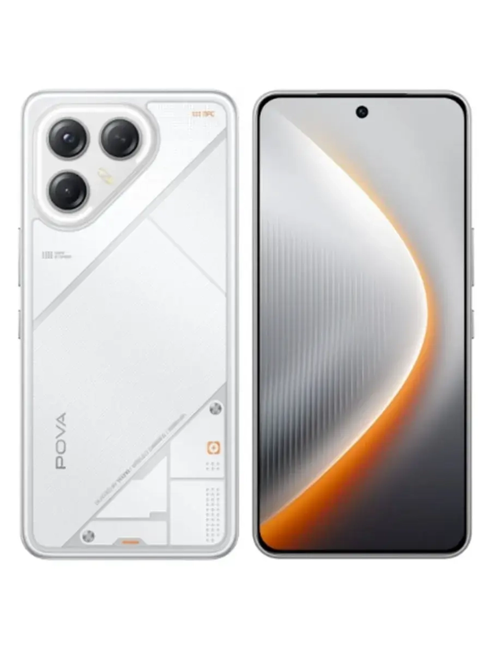 6,67" Смартфон Pova 7 Ultra 5G 8/256 ГБ LJ9 256+8 GEEK WHITE