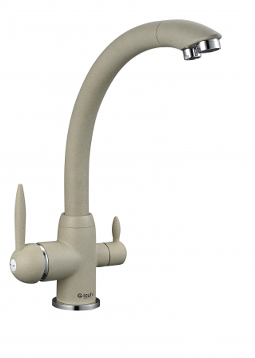 Смеситель для кухни G. Lauf с подключением питьевого фильтра песок GOP18-A093KS