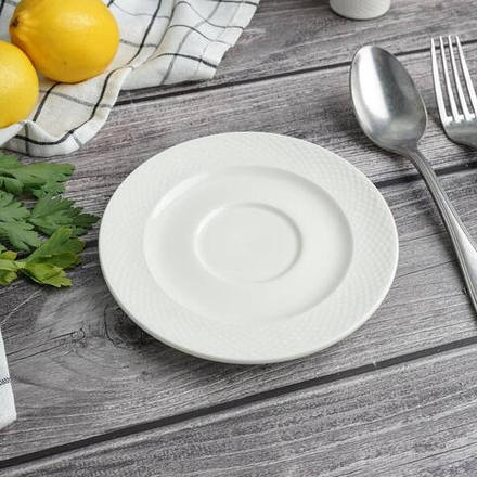 Блюдце d 15,5 см h1,8 см чайное для чашки арт. 81221512, 81221513   Noble [6]