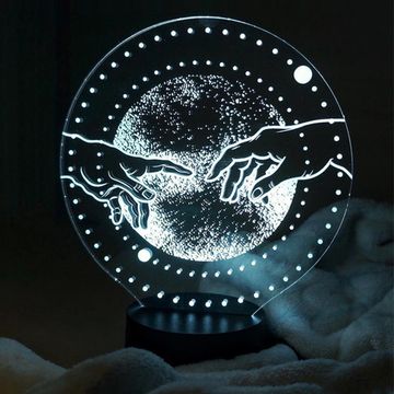 3D лампа Сотворение Адама