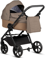 Детская коляска Tutis Leo 3 Plus 4 в 1 с автокреслом Elo Lux EduSky Black и базой 1582262 Towny