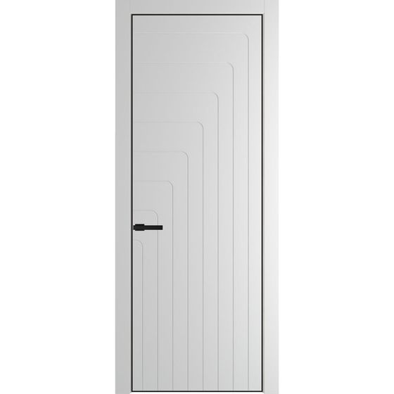 Profil Doors 10PA крем вайт профиль чёрный матовый