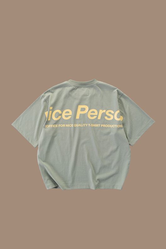 Футболка зеленая / Nice Person Club