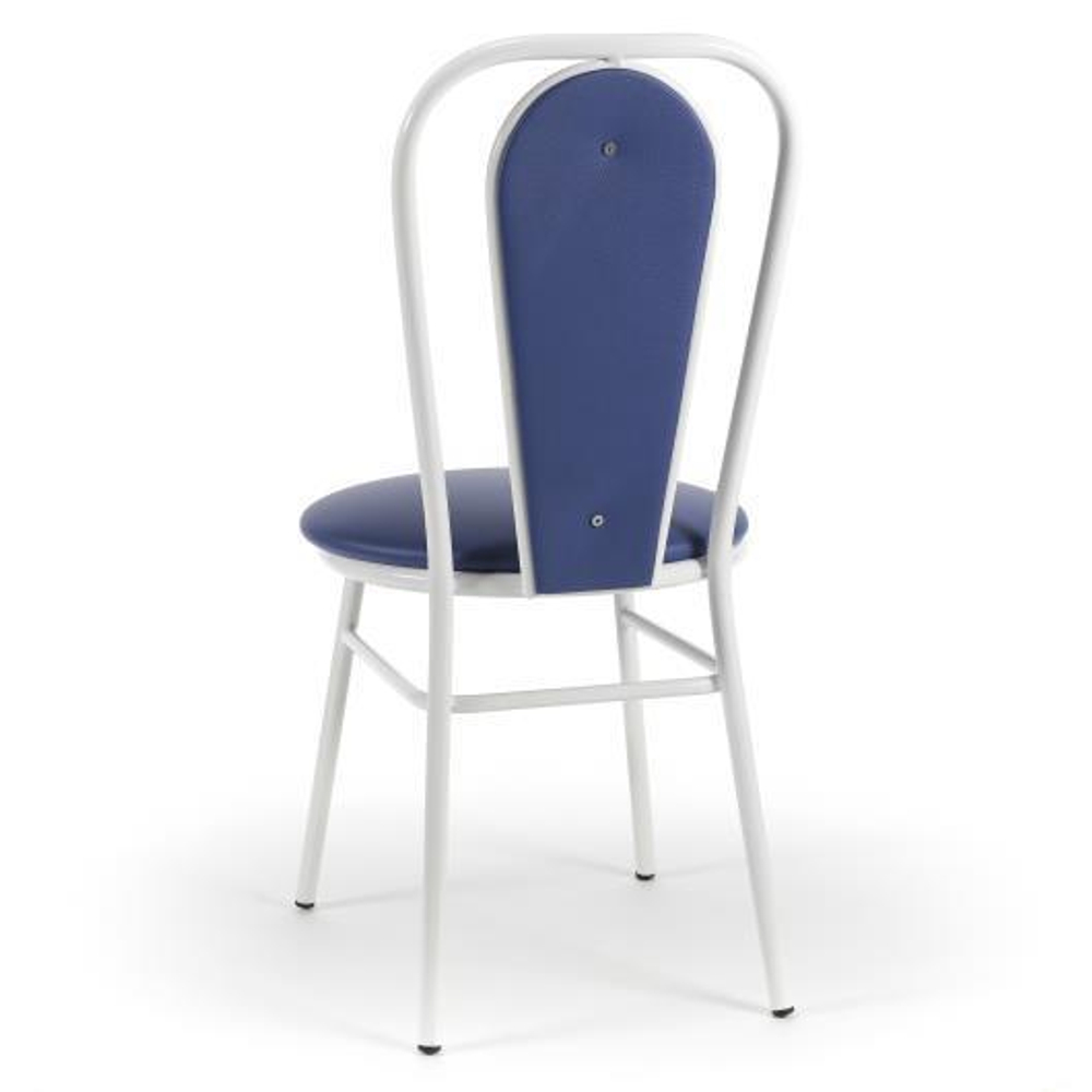 Стул детский на металлокаркасе Венский: сиденье и спинка мягкие, кожзам