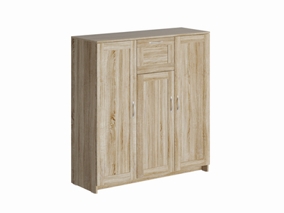 Тумба Сириус 3 двери и 1 ящик 117х123 (сонома)