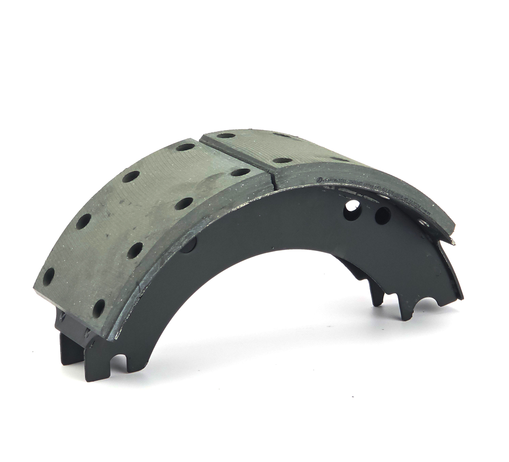 Колодка барабанного тормоза а/м КАМАЗ 53212, 5410, 54112, 55102, 5511 (металл 3/4) (1шт.)