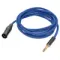 HeadMade Pro XLR-M - 6.3mm stereo Blue 3m