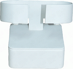 Подставка для часов/горизонтальная скоба 20 мм./квадратное основание