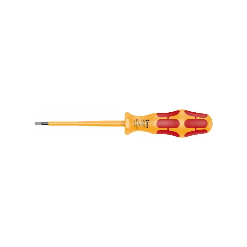 1060 i VDE Изолированная отвёртка Kraftform, шлицевая 0,8х4 мм WERA 05051583001