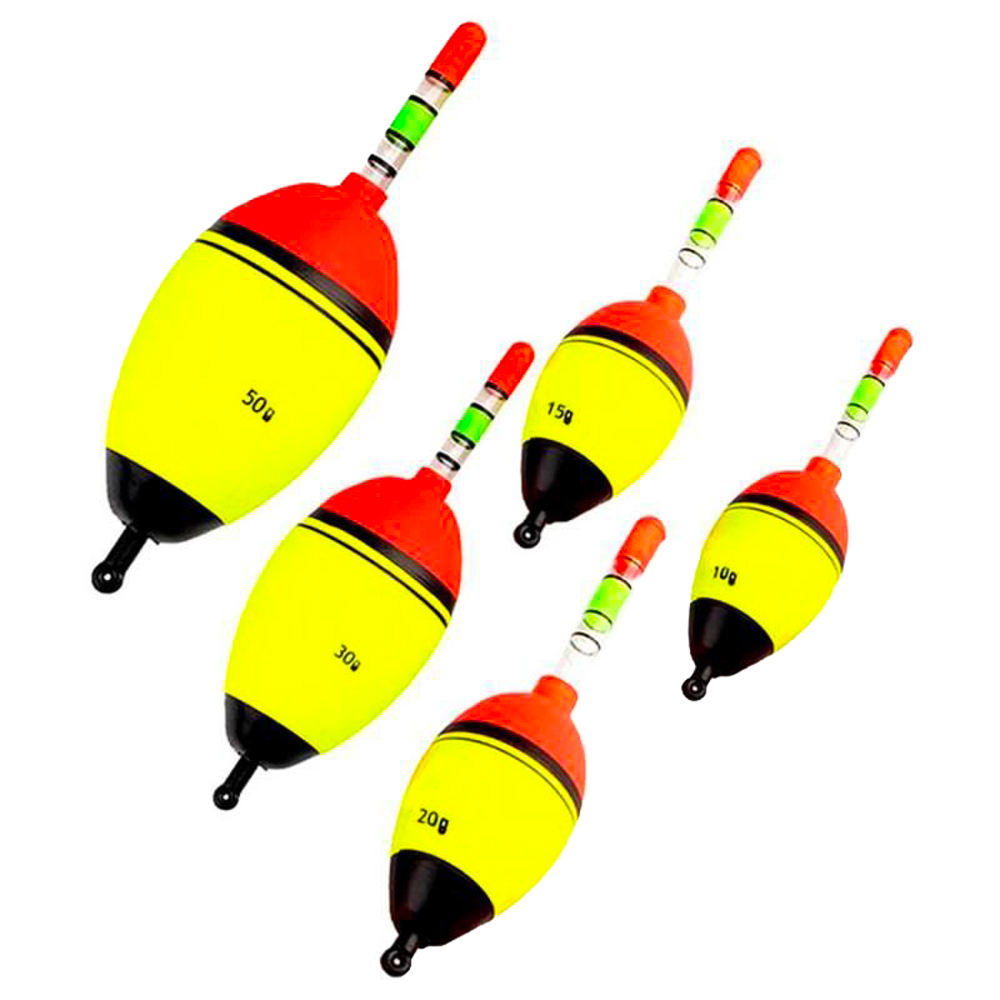 Набор поплавков щучьих 100 гр - желто-оранж