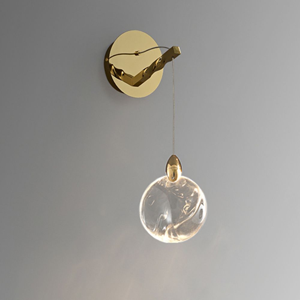 Настенный светильник MT9176-1WB titanium gold