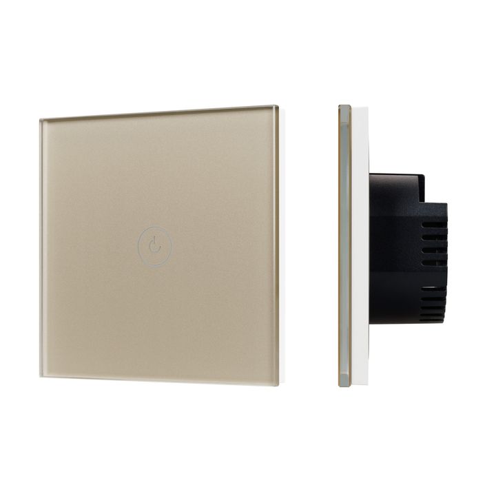 Выключатель сенсорный SWT-OMALI-S01-ZB-GD (250V, 10A, Zigbee) Arlight 050037