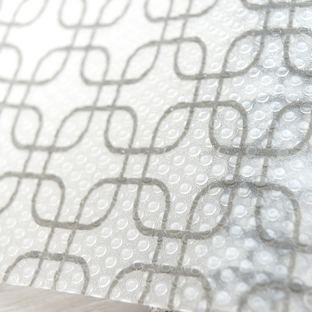 Коврик для кухонных ящиков в рулоне 60*500см "Узоры", темно-серый