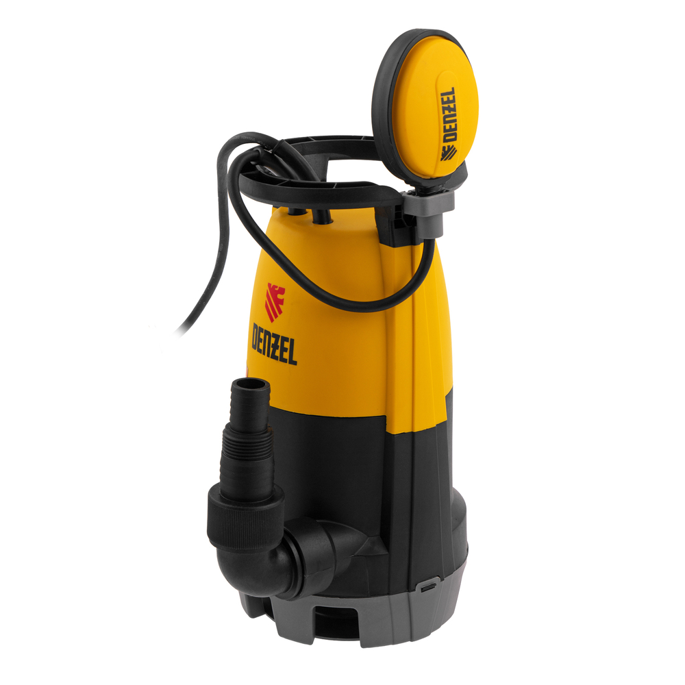 Дренажный насос для чистой и грязной воды DP-600S, 600 Вт, напор 7 м, 13000 л/ч Denzel