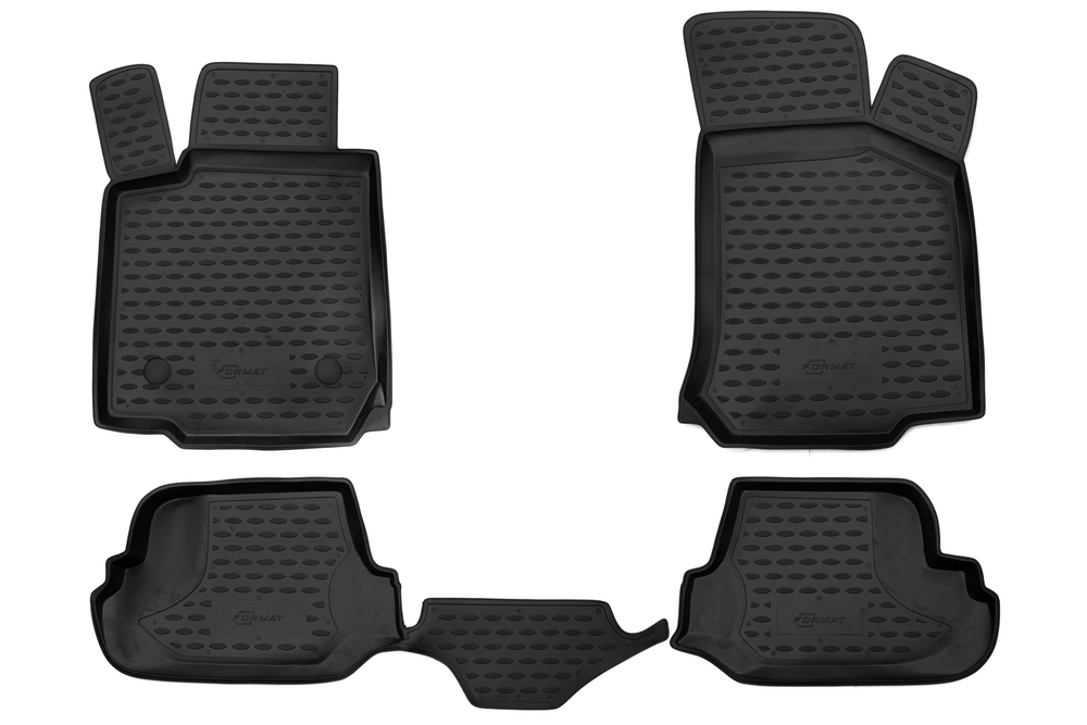 Коврики в салон для SKODA Octavia Tour (I, Ir), 1996-2011, 4 шт. (Повышенная устойчивость, повышенная износостой FORMAT.45.09.210K