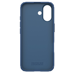 Усиленный чехол синего цвета от Nillkin для iPhone 17, серия Super Frosted Shield Pro