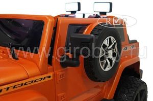 Детский электромобиль River Toys JEEP WRANGLER O999OO оранжевый