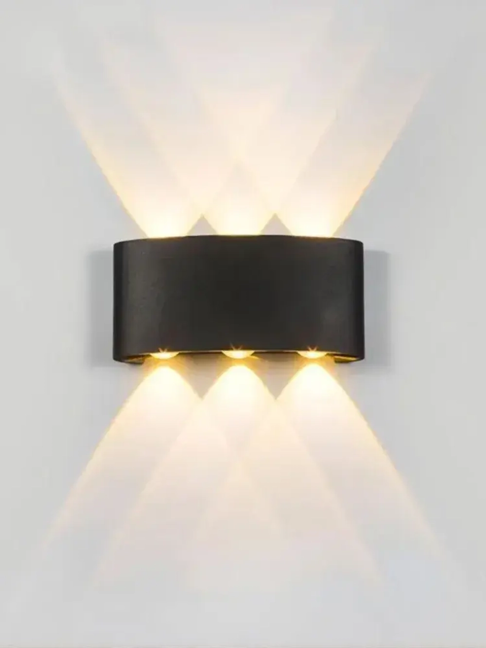 Настенный светильник, Светильник уличный LED 3000K, 6 Вт, черный