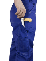 Костюм мужской летний «ДНЕПР» (куртка+полукомбинезон) цв.васильковый/светло-серый