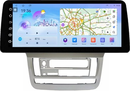 Магнитола для Toyota Alphard 1 H10 2002-2005 - FarCar монитор 12.3" 2K QLED на Android 14, TS10, CarPlay, 4G SIM-слот