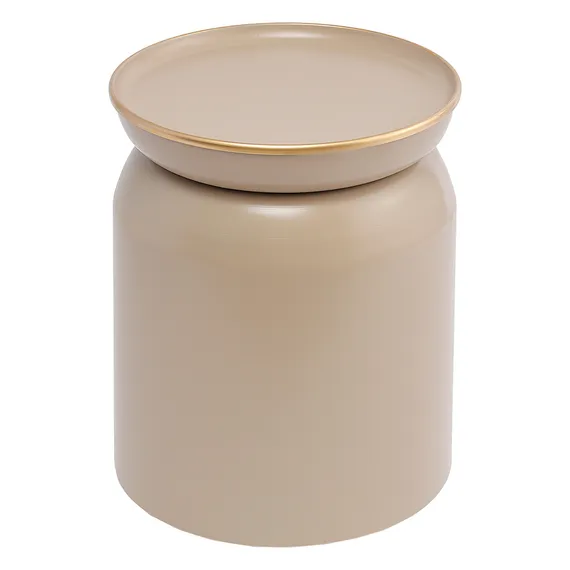 Журнальный столик Ingvild, Ø38х45 см, бежевый