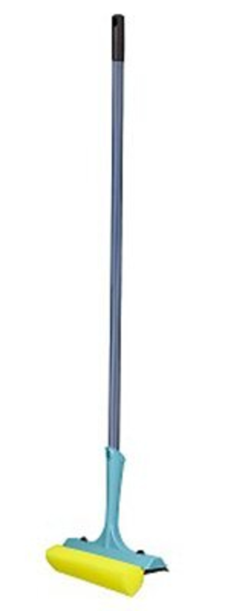 Окномойка с телескопической рукояткой Квадра SVIP, 150 см, голубая
