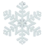 Елочное украшение Снежинка 14СМ