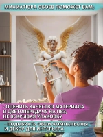 Объемные 3D Фотообои ангел из мрамора и золота