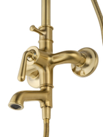 Душевая система WONZON & WOGHAND STEAM, Брашированное золото (WW-88739008-BG)