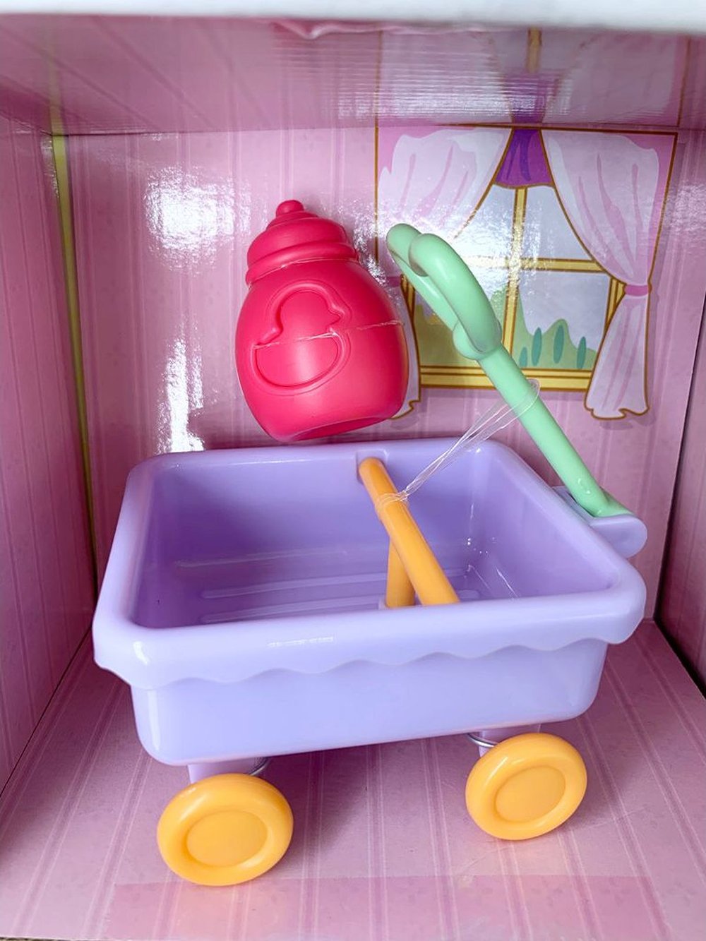 Кукольный домик в комплекте 3 пупса + аксессуаров (16755)