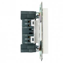 Розетка без заземления и со шторкой, без рамки Stekker Катрин 39303